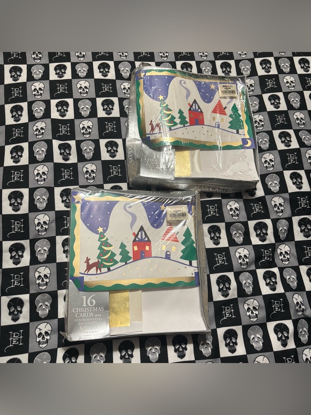 Vintage Big Lots 90s Y2K Holiday Christmas Card Pack Bundle